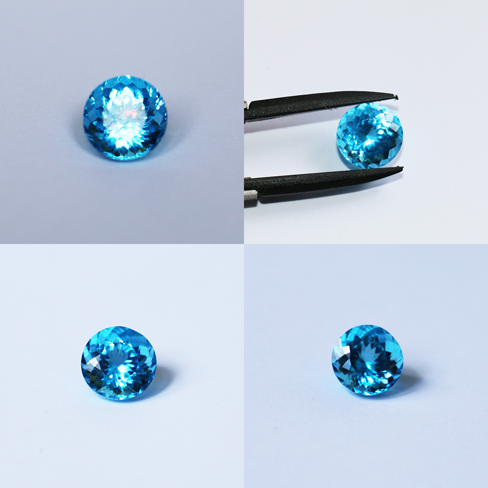 Beautiful Swiss Blue Topaz Gemstones