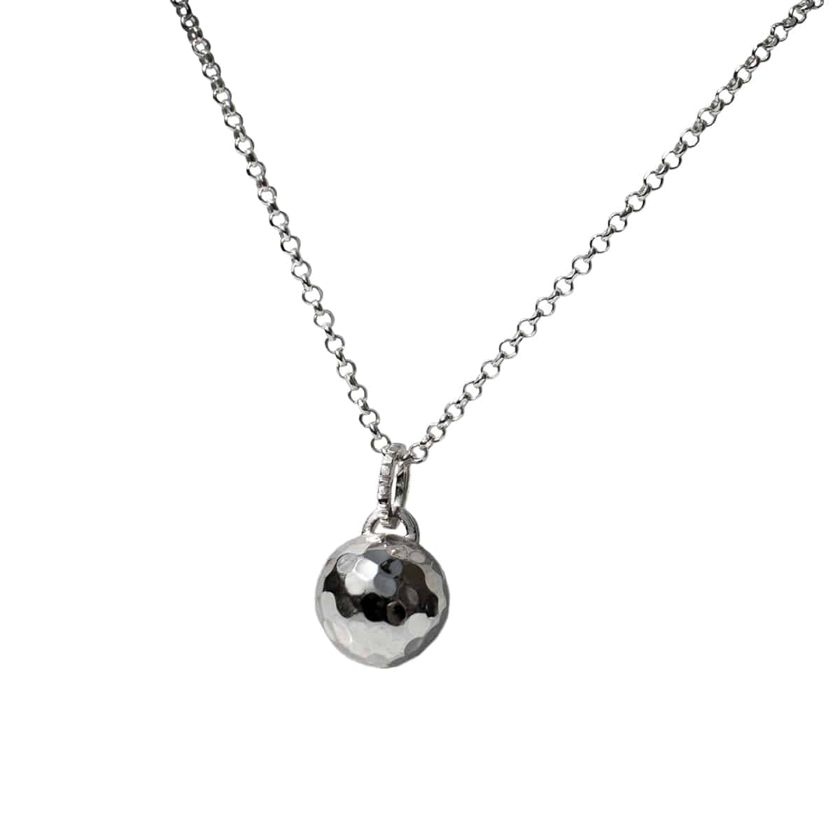 Tiffany & Co Etoile Diamond Gold Platinum Ball Pendant Necklace – Oak Gem